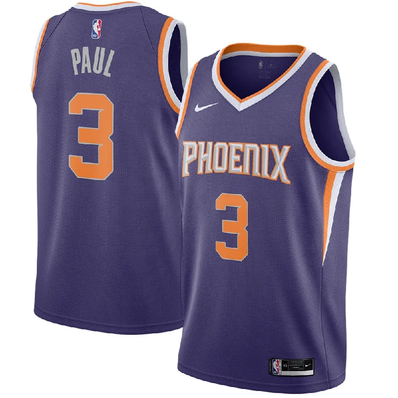 Basketball Jersey For Player-Specific Team Gear-Chris Paul Phoenix Suns 2020/21 Swingman Basketball Jersey Purple - Icon Edition