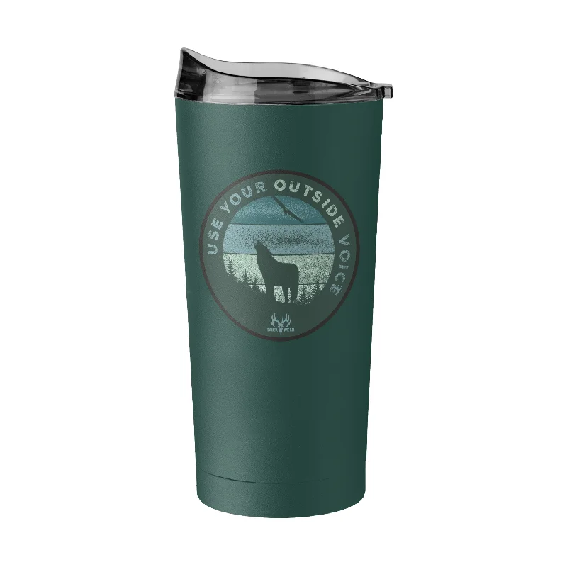 Team Mug For Game Day-Outside Voice 20oz Powder Coat Tumbler