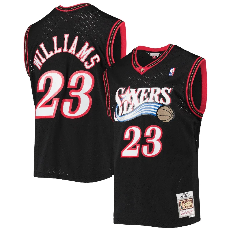 Lou Williams Philadelphia 76ers 2005/06 Hardwood Classics Swingman Basketball Jersey - Black