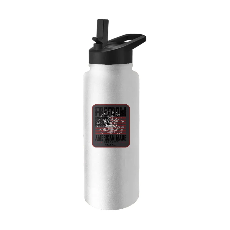 Team Mug For Event Fundraising Campaigns-Freedom "American Made" 34oz Quencher Bottle