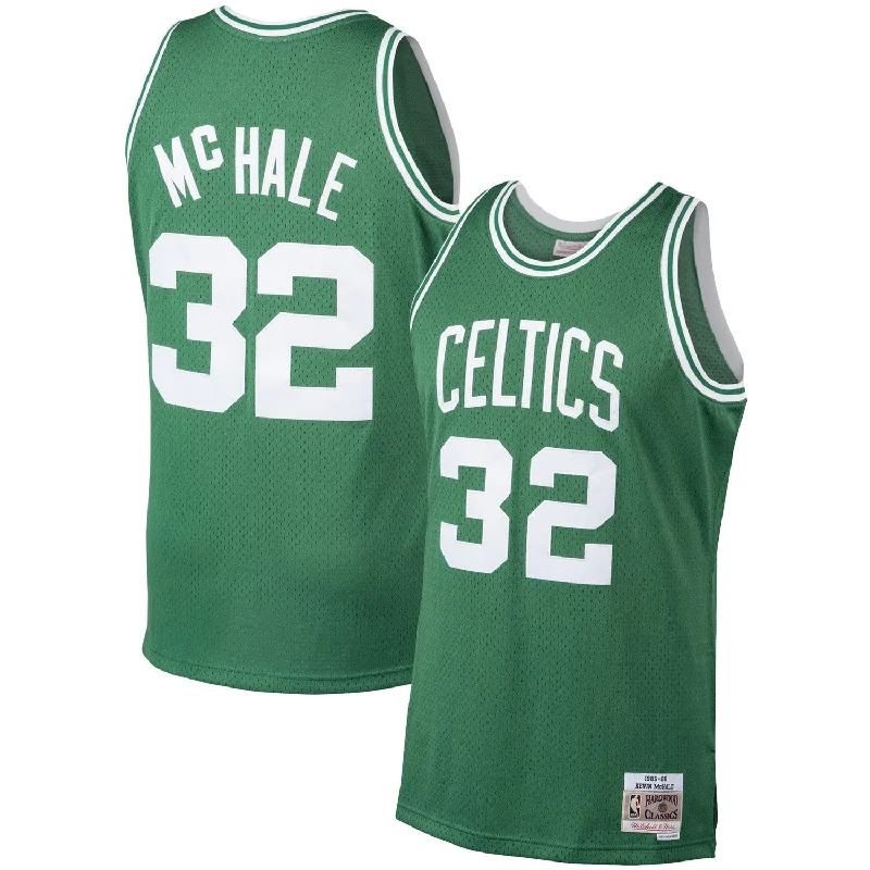 Basketball Jersey With Custom Player Names-Kevin Mchale Boston Celtics 1985/86 Hardwood Classics Swingman Basketball Jersey - Kelly Green