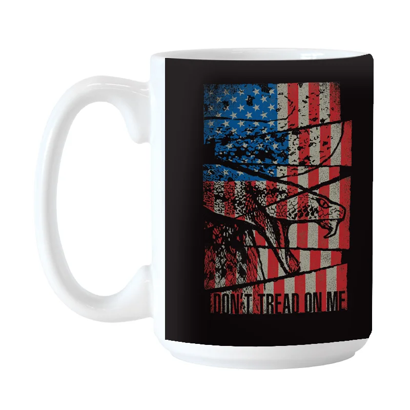 Team Mug For Softball Tournament Custom Orders-Don't Tread On Me 15oz Sublimated Mug