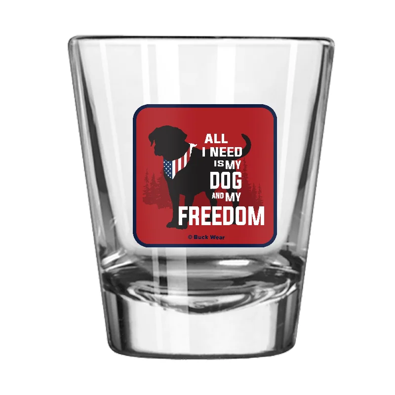 Team Mug For Exclusive Custom Fan Gear-Freedom Dog 2oz Shot Glass