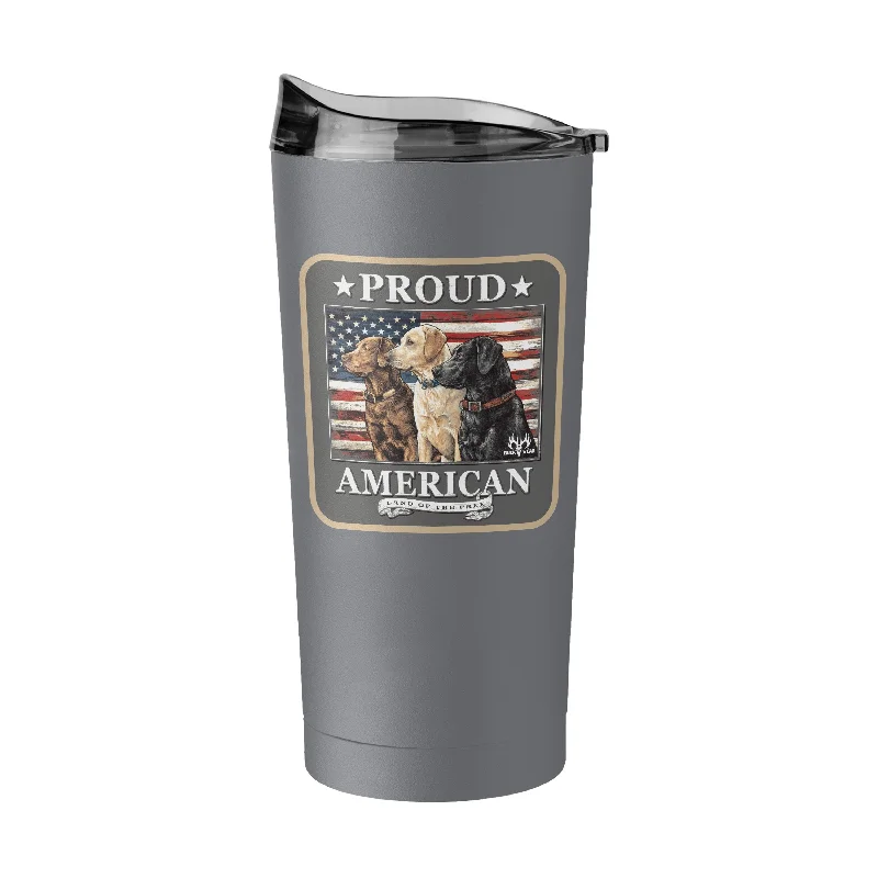 Team Mug For Youth Leagues-Proud Dogs 20oz Powder Coat Tumbler