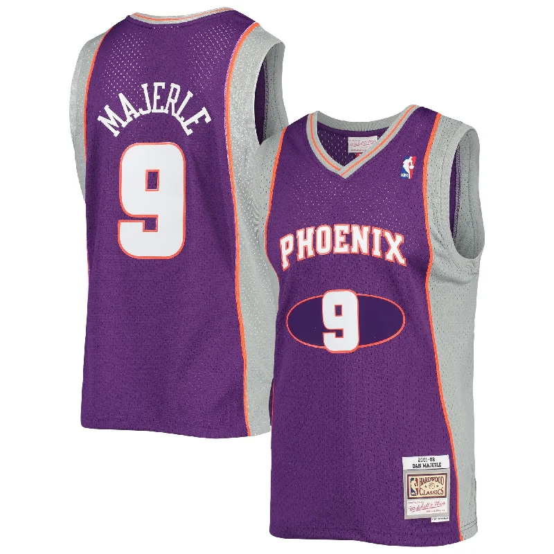 Basketball Jersey For Custom Team Gear Orders-Dan Majerle Phoenix Suns 2001/02 Hardwood Classics Swingman Basketball Jersey - Purple