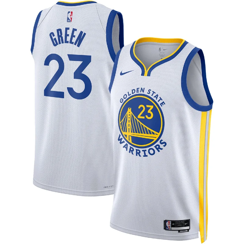 Basketball Jersey For Custom Player Recognition-Draymond Green Golden State Warriors Unisex Swingman Basketball Jersey - Association Edition - White