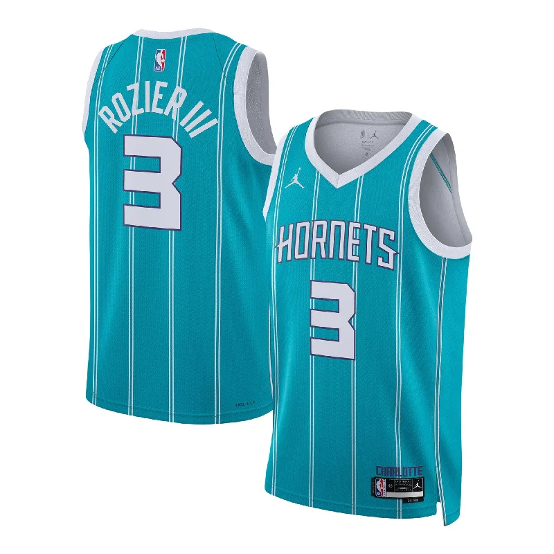 Basketball Jersey For Family Custom Orders-Terry Rozier Charlotte Hornets Jordan Brand Unisex Swingman Basketball Jersey - Icon Edition - Teal