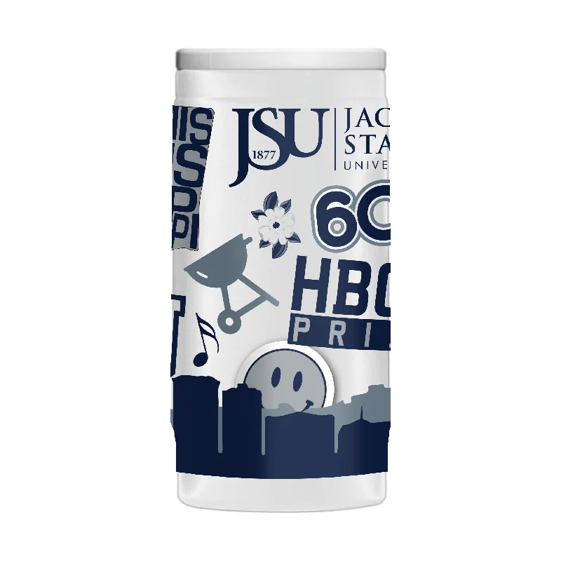 Team Mug For Official Team Fan Gear-Jackson State 12oz Native Powder Coat Coolie