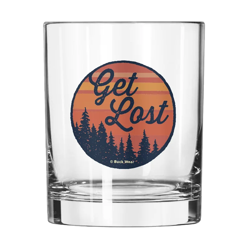 Team Mug For Alumni Customization-Get Lost 14oz Rocks Glass