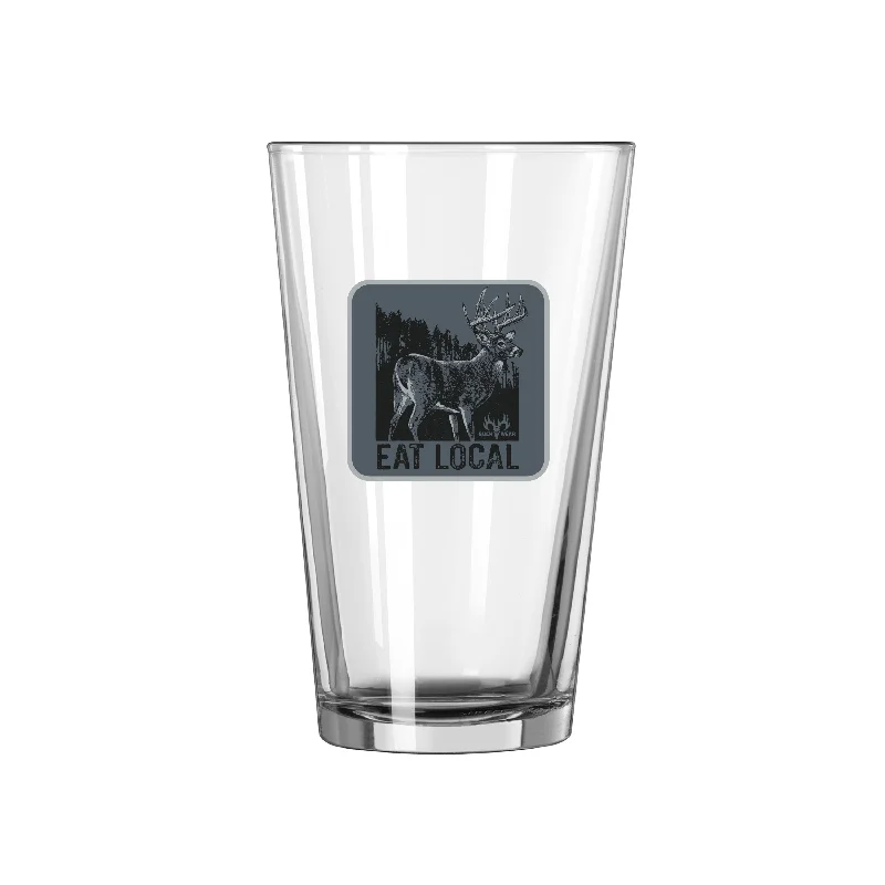 Team Mug For Team Recognition Gear-Eat Local 16oz Pint Glass