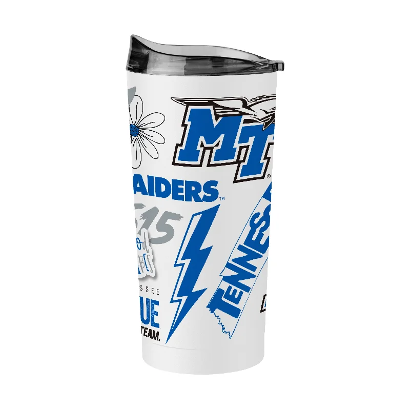 Team Mug For Custom Team Portraits-MTSU 20oz Native Powder Coat Tumbler