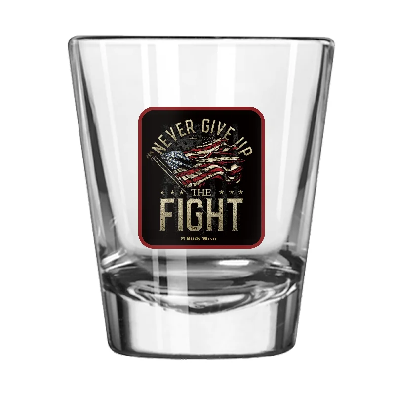 Team Mug For Limited-Time Fan Gear-Never Give Up 2oz Shot Glass