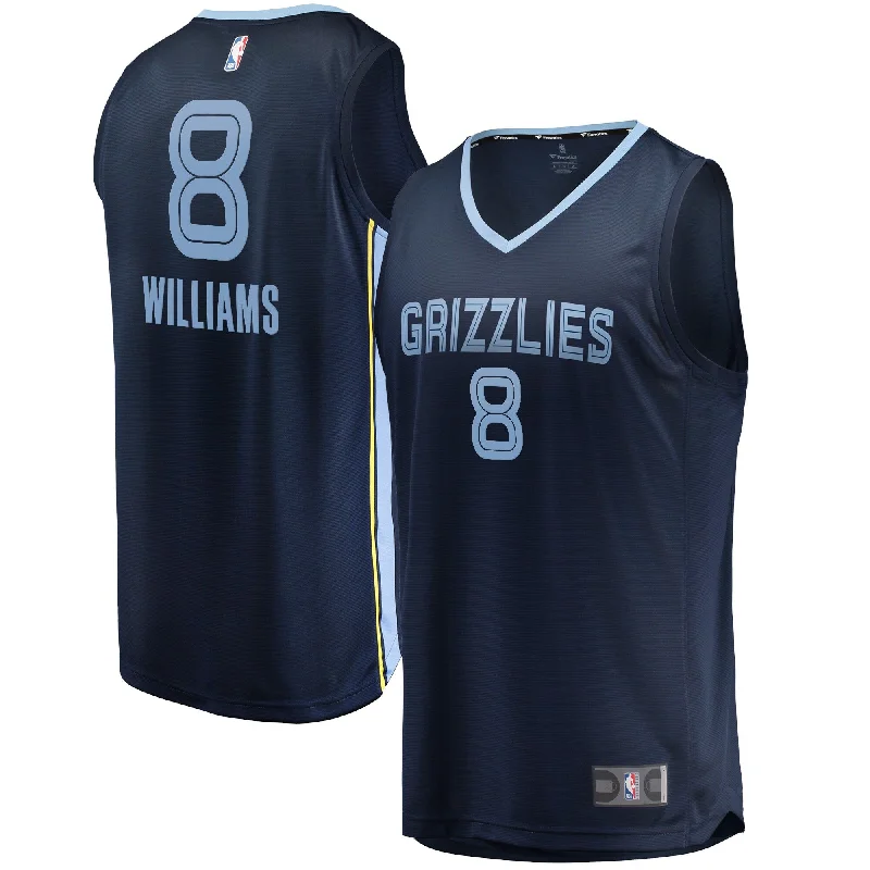 Basketball Jersey For Sale-Memphis Grizzlies Branded Ziaire Williams Fast Break Basketball Jersey Navy - Icon Edition