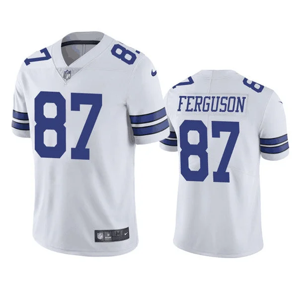 Football Jersey For Team Customization-Men's Dallas Cowboys #87 Jake Ferguson White Vapor Untouchable Limited Football Stitched Jersey