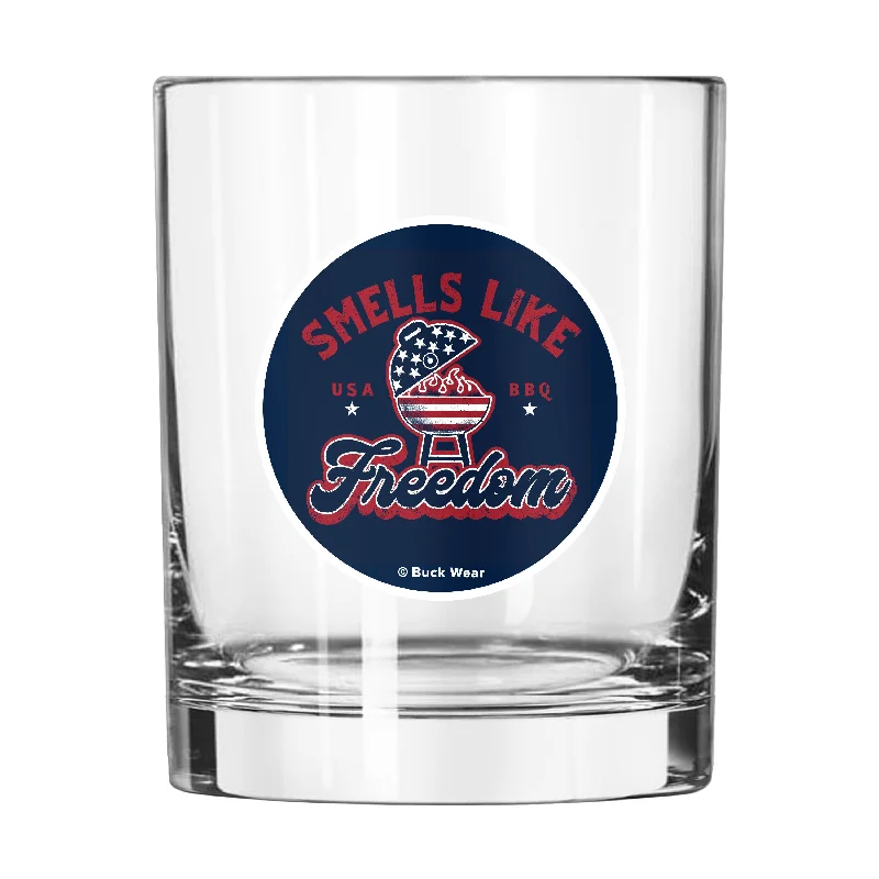 Team Mug For Limited-Time Event Merchandise-Smells Like Freedom 14oz Rocks Glass