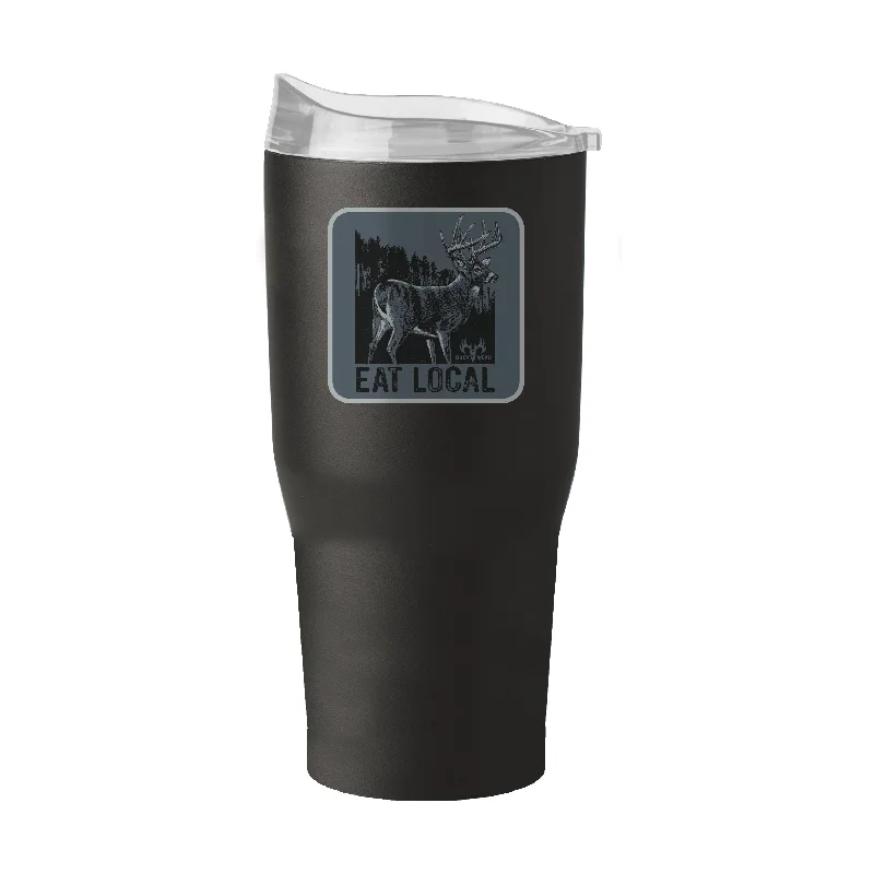 Team Mug For Custom Alumni Orders-Eat Local 30oz Powder Coat Tumbler