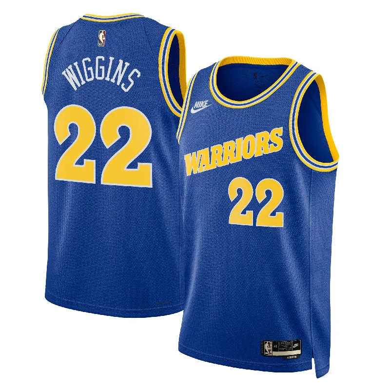 Basketball Jersey For Exclusive School Merchandise-Andrew Wiggins Golden State Warriors Swingman Basketball Jersey - Classic Edition - Blue