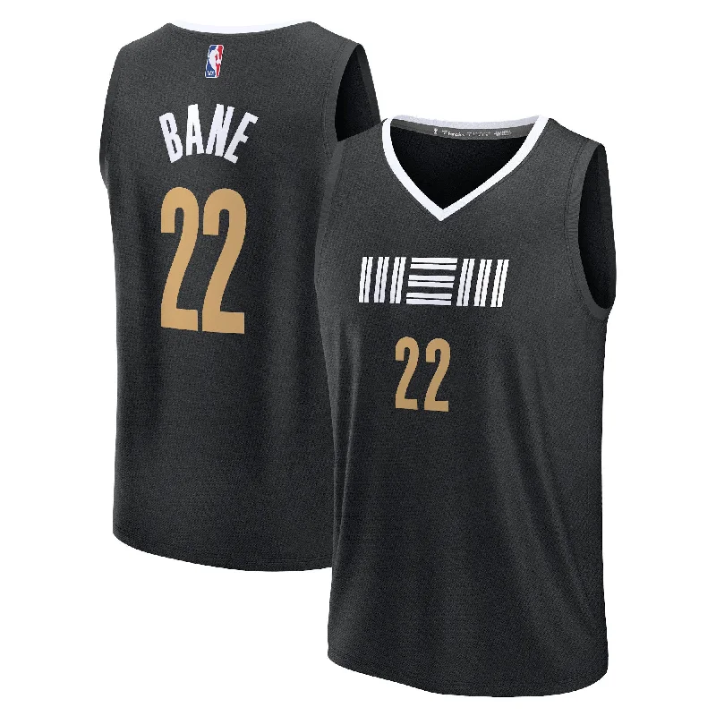 Basketball Jersey For Personalized Team Gear-Desmond Bane Memphis Grizzlies Branded Fast Break Basketball Jersey - Black - City Edition