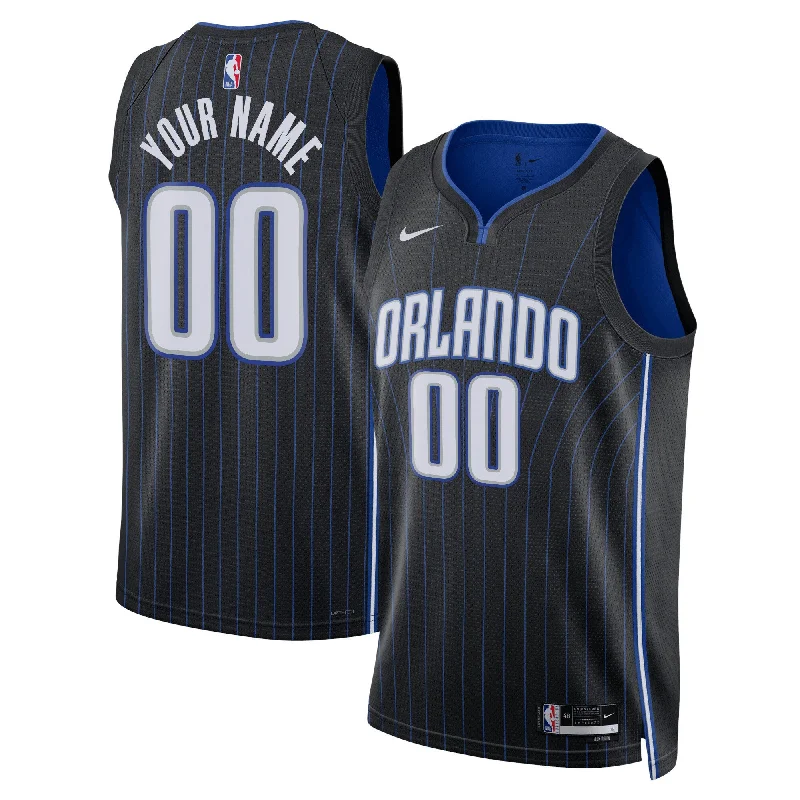 Basketball Jersey For Official Merchandise-Orlando Magic Unisex Swingman Custom Basketball Jersey Black - Icon Edition