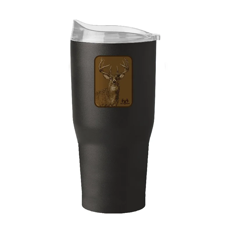 Team Mug For Custom Team Fan Gear-Deer Portrait 30oz Powder Coat Tumbler