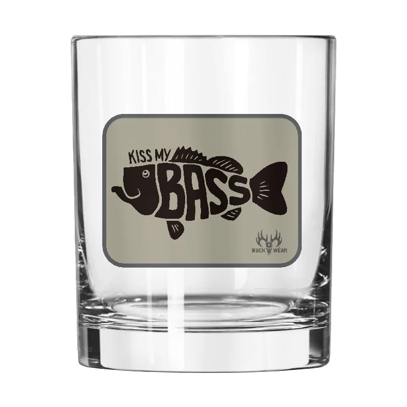 Team Mug For Youth Fan Merchandise-Kiss My Bass 14oz Rocks Glass