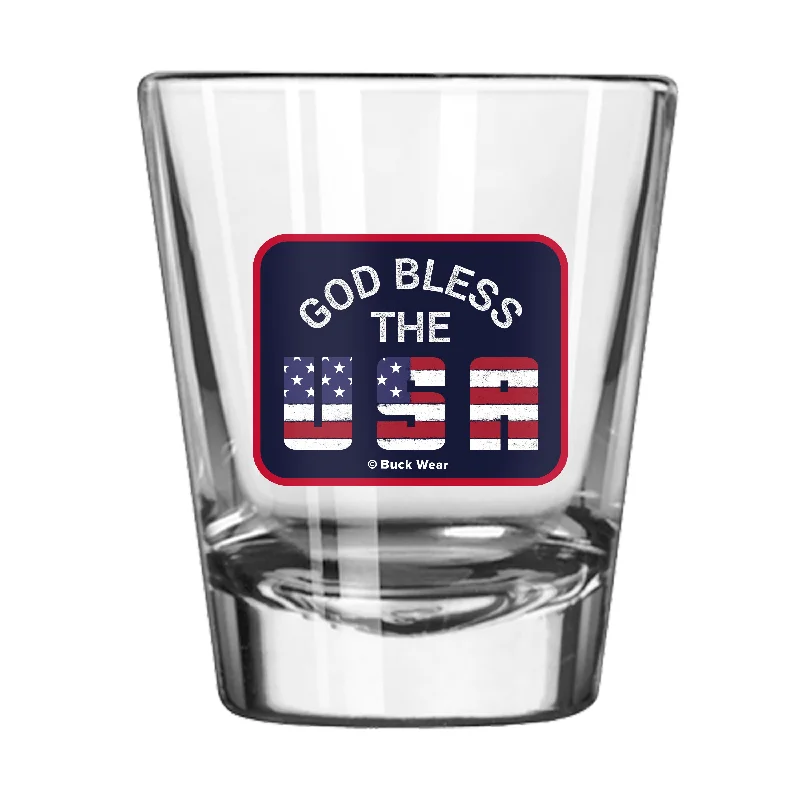 Team Mug For Softball Tournament Teams-Bless The U.S. 2oz Shot Glass