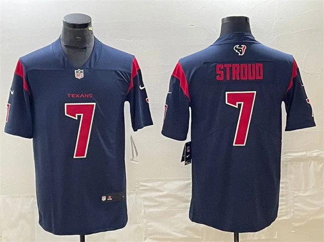 Football Jersey For Exclusive Fan Custom Gear-Men's Houston Texans #7 C.J. Stroud Navy Color Rush Vapor Untouchable Football Stitched Jersey