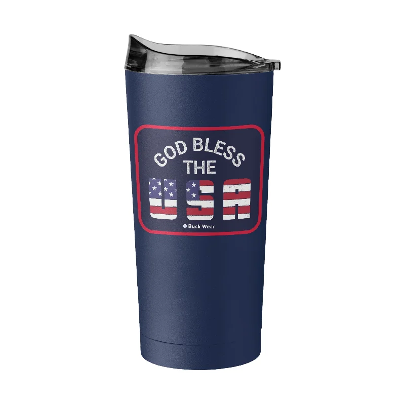 Team Mug For High School Teams-Bless The U.S. 20oz Powder Coat Tumbler