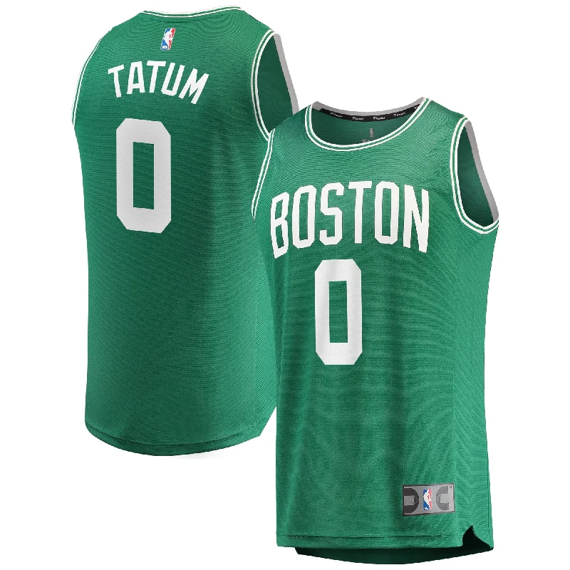 Basketball Jersey For Custom Numbering-Jayson Tatum Boston Celtics Branded Fast Break Basketball Jersey Kelly Green - Icon Edition