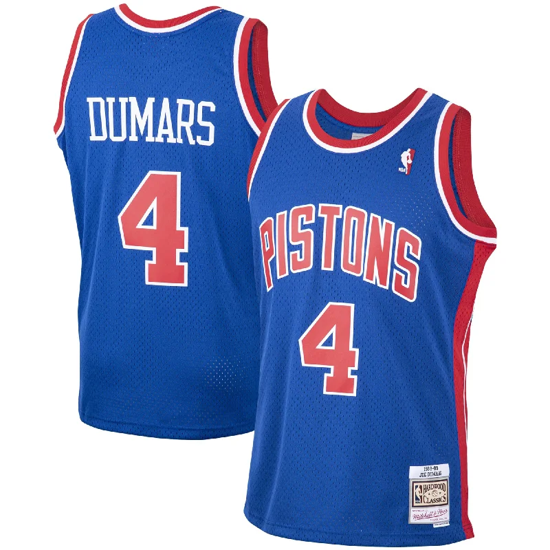 Basketball Jersey For Special Offer Orders-Joe Dumars Detroit Pistons 1988/89 Hardwood Classics Swingman Basketball Jersey - Blue