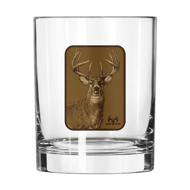 Team Mug For Personalized Limited Edition-Deer Portrait 14oz Rocks Glass