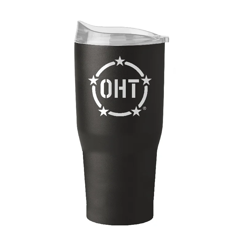 Team Mug For Custom Sports Fan Gear-Operation Hat Trick 30oz Powder Coat Tumbler