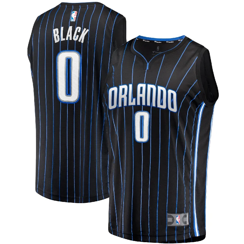 Basketball Jersey For Group Orders-Anthony Black Orlando Magic Branded Fast Break Basketball Jersey - Icon Edition - Black