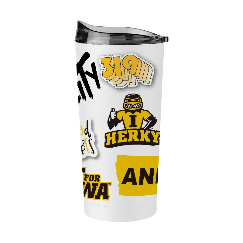 Team Mug For Exclusive Fan Gear-Iowa 20oz Native Powder Coat Tumbler