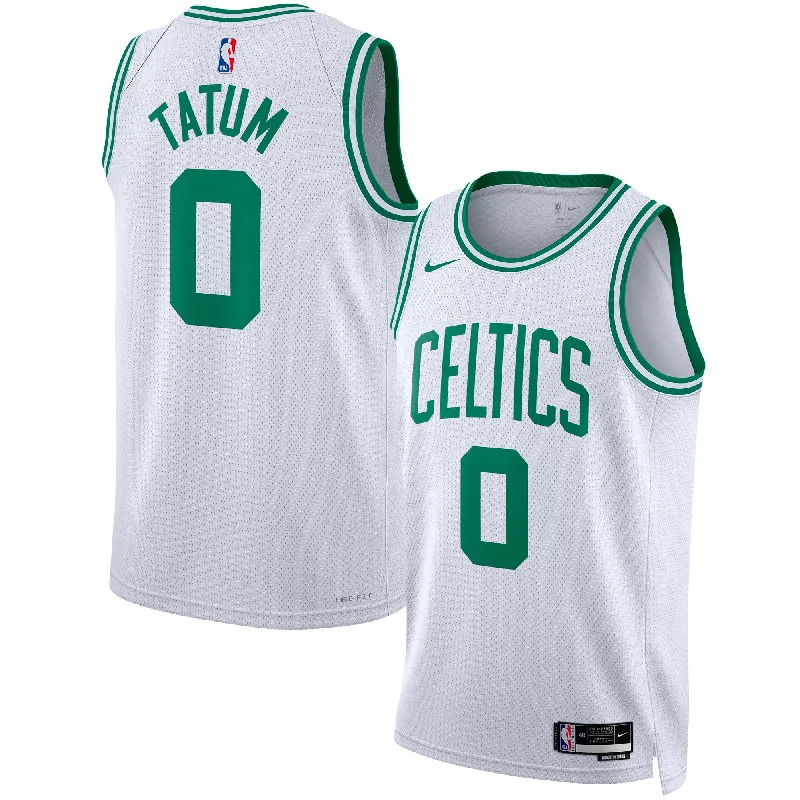 Basketball Jersey For School Custom Apparel-Jayson Tatum Boston Celtics Unisex Swingman Basketball Jersey - Association Edition - White