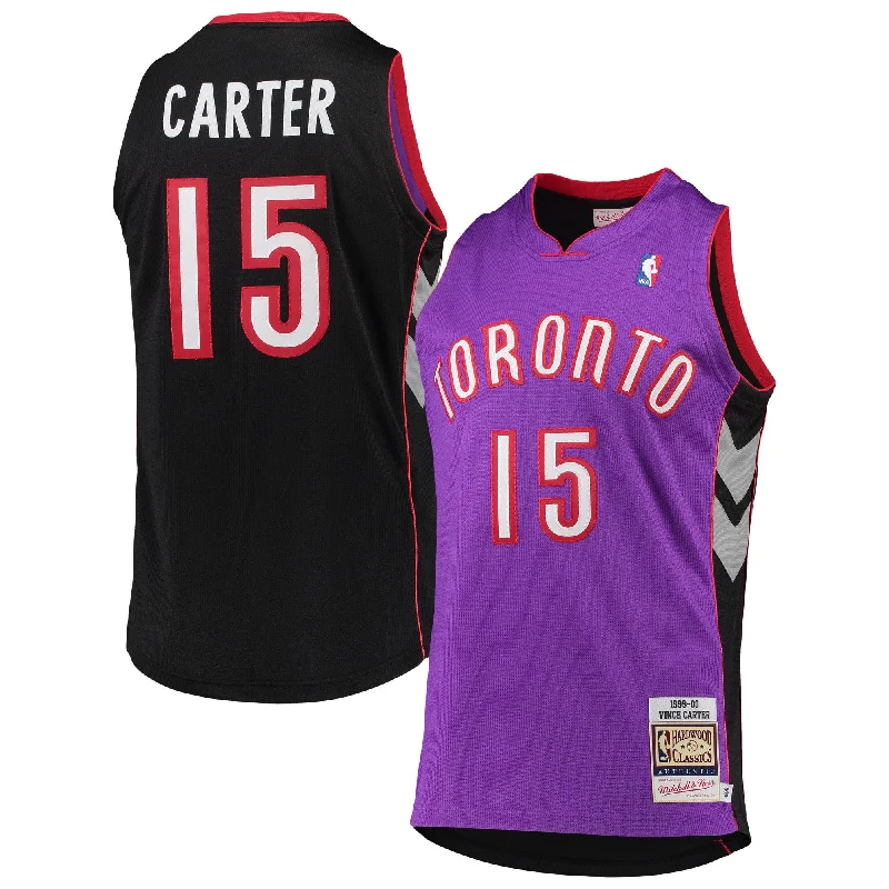 Basketball Jersey For Hot Weather-Vince Carter Toronto Raptors 1999/2000 Hardwood Classics Basketball Jersey - Purple