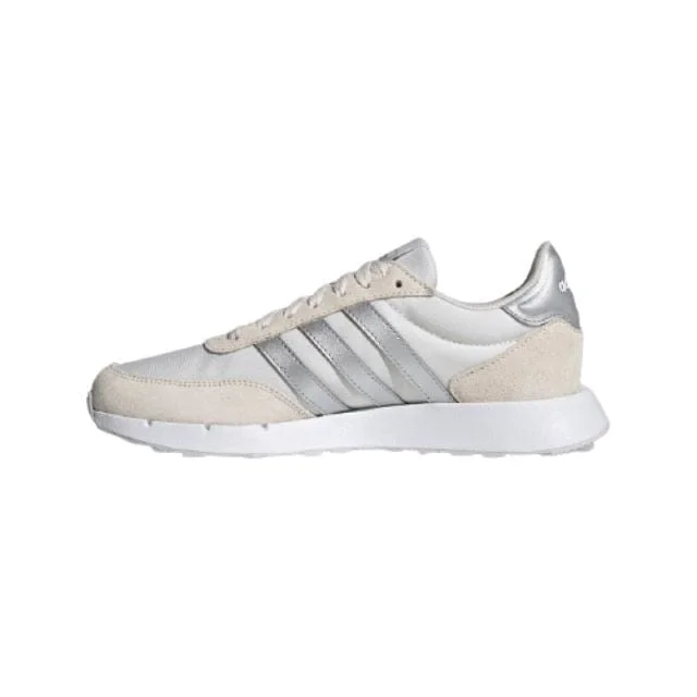 Basketball Shoes With Personalized Logos-Adidas 60S 2.0 Women Running Shoes Chalk White