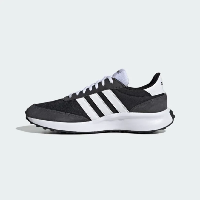 Basketball Shoes For High Jumpers-Adidas 70S Lifestyle Men Running Shoes Black/White