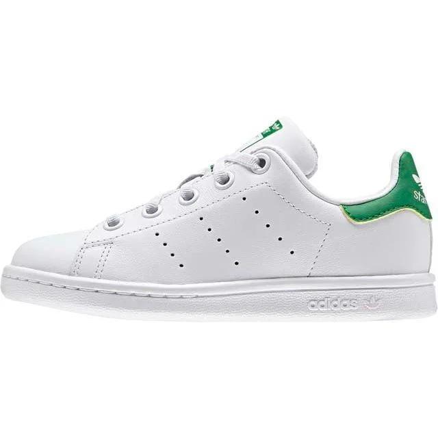 Basketball Shoes For Pick-Up Games-Adidas Boys' Lifestyle Ba8375 Stan Smith C Shoes White