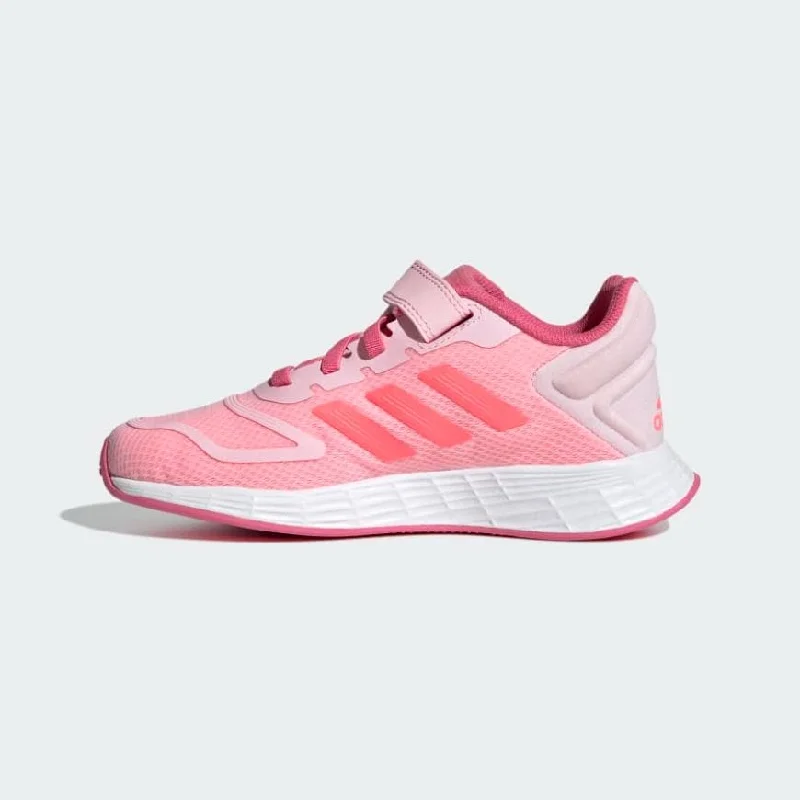 Basketball Shoes With Sleek Designs-Adidas Duramo 10 Ps-Girls Running Shoes Pink