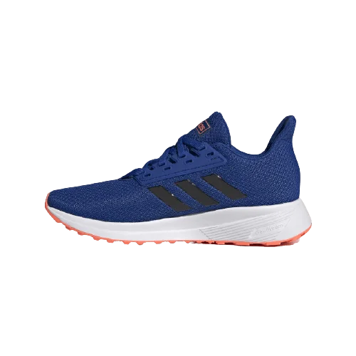 Basketball Shoes For Signature Player Designs-Adidas Duramo 9 Gs-Boys Running Shoes Blue/Orange