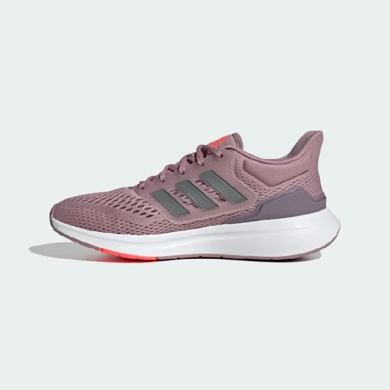 Basketball Shoes With Cushioning-Adidas Eq21 Women Running Shoes Mauve