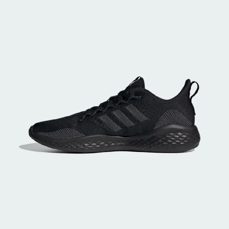 Basketball Shoes For Custom Fan Gear-Adidas Fluidflow 2.0 Men Running Shoes Black