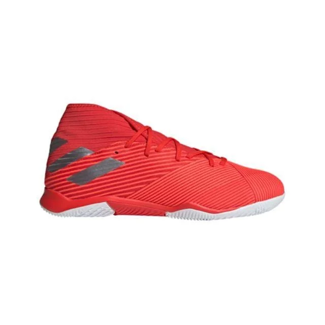 Basketball Shoes With Shock-Absorbent Sole-Adidas Nemeziz 19.3 Men Indoor Shoes Orange Fluo  F34412