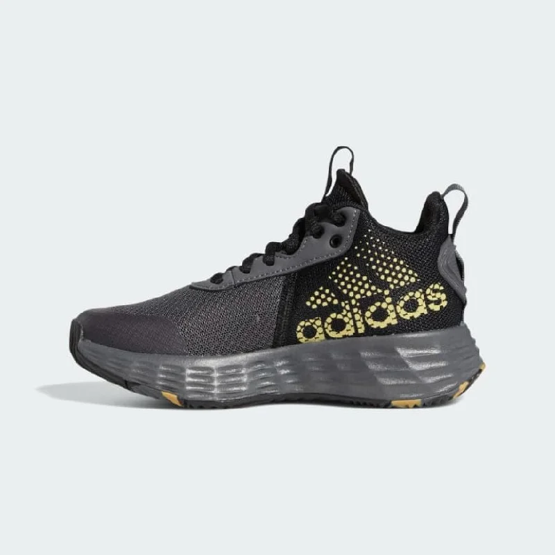 Basketball Shoes For Team Spirit-Adidas Ownthegame 2.0 Boys Basketball Shoes Grey/Black/Gold