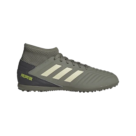 Basketball Shoes For Team Fundraisers-Adidas Predator 19.3 Tf Ps/Gs-Boys Turf Shoes Green  Ef8220