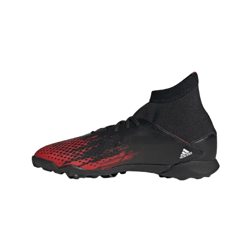 Basketball Shoes For Player Support-Adidas Predator 20.3 Tf J Ps/Gs-Boys Turf Shoes Black/Red Ef1950