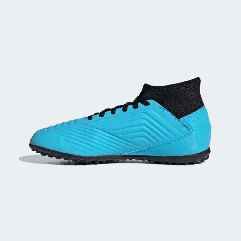 Basketball Shoes For Family Orders-Adidas Predator Tago 19.3 Boys Turf Shoes Bright Cyan