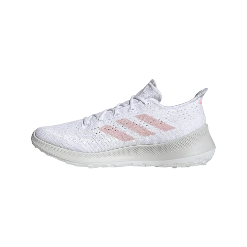 Basketball Shoes For Holiday Sales-Adidas Sensebounce+ Summer.Rdy Women Running Shoes White/Pink/Red Ee4180