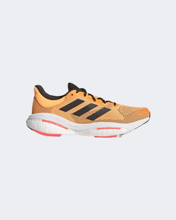 Basketball Shoes For Limited Edition Releases-Adidas Solar Glide 5 Men Running Shoes Orange/Carbon